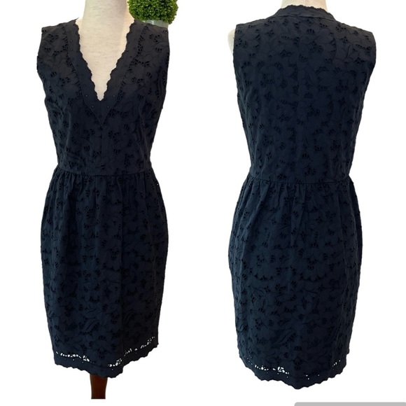Stella McCartney Navy Lace Dress - Picture 1 of 16